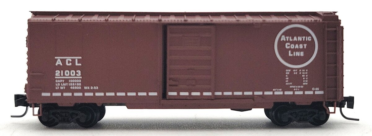 MicroTrains 50000530 Z Atlantic Coast Line 40' Standard Box Car # 21003 LN/Box