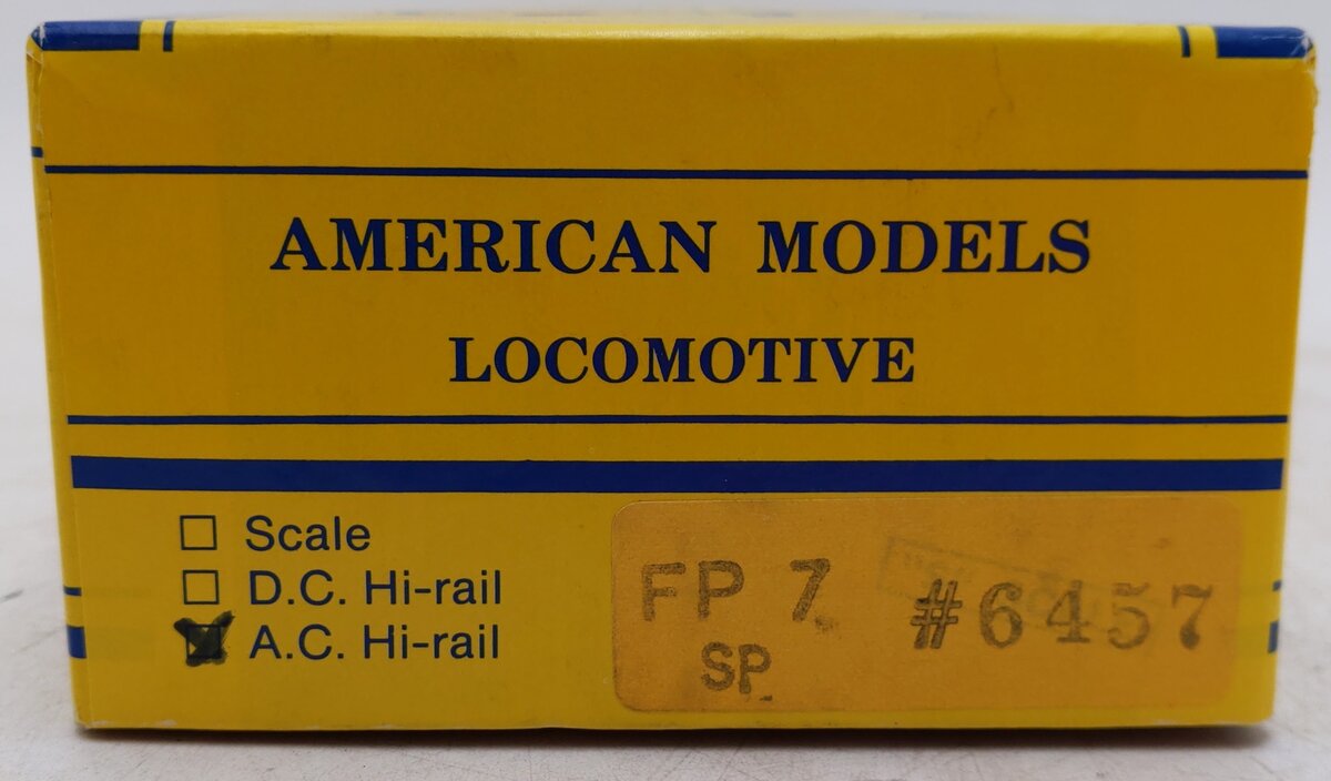 American Models S Gauge Southern Pacific FP 7 SP Diesel Locomotive #6457 EX/Box