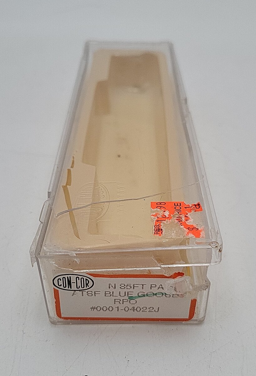 Con-Cor 0001-04022J N Scale Santa Fe RPO Passenger Car #3600 EX/Box