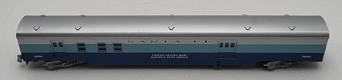 Con-Cor 0001-04022J N Scale Santa Fe RPO Passenger Car #3600 EX/Box
