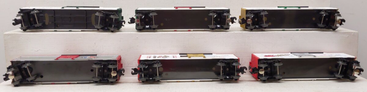 Lionel O Gauge Christmas Freight Cars [6] EX