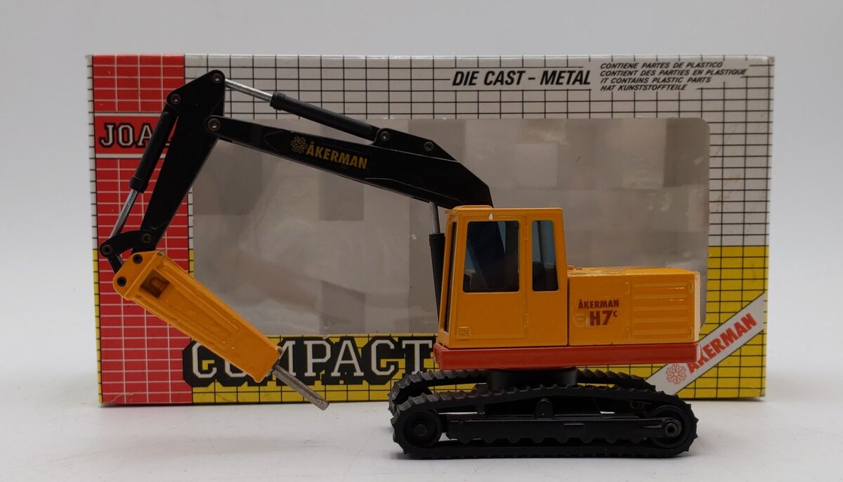 Joal 249 1:50 EC200 Diecast Akerman Excavator w/Hammer EX/Box