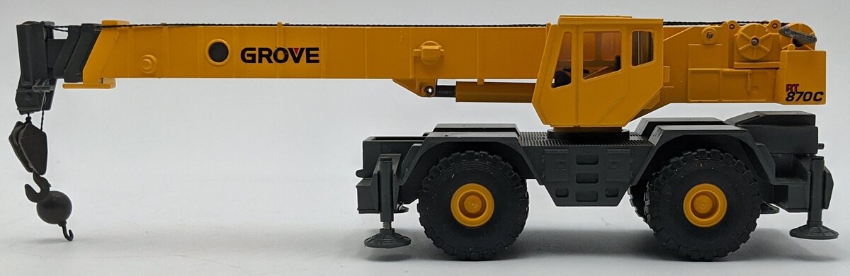 NZG 481 1:55 Diecast Grove RT 870C Rough Terrain Hydraulic Crane NEW
