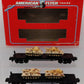 American Flyer 6-48507 S US Army Flatcars with Tanks (Set of 2) EX/Box