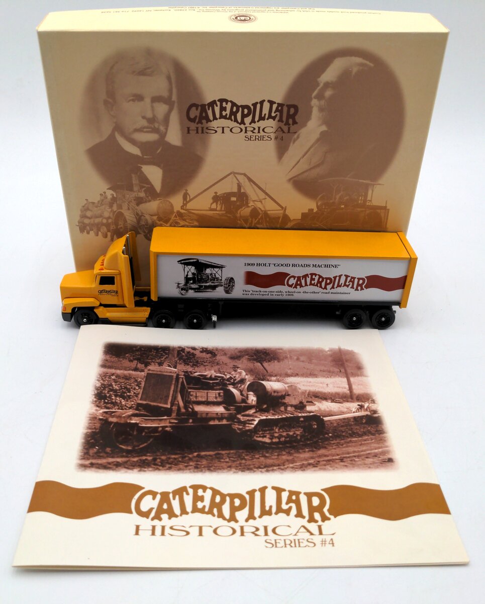 Winross Caterpiller 1:64 Scale Diecast Historical Series #4 Semi & Trailer NIB