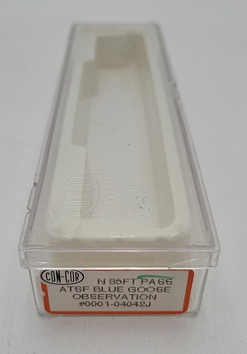 Con-Cor 0001-04042J N Scale Santa Fe Observation Car EX/Box