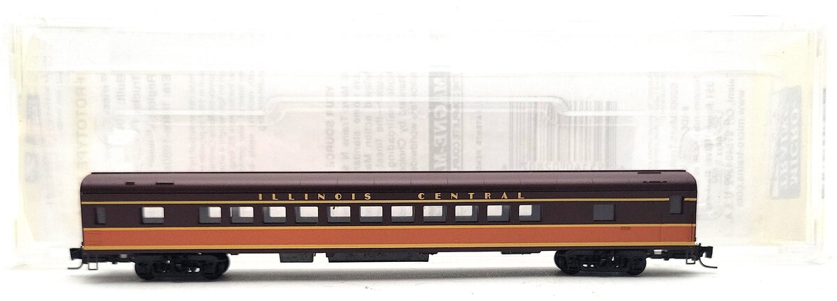 Micro-Trains 55200020 Z Illinois Central 70' Lightweight Smoothside Coach Car LN/Box