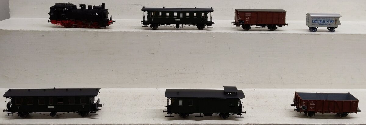 Brawa HO Scale 45974 60th Anniversary Set/6 Steam Locomotive & Passenger Cars EX/Box