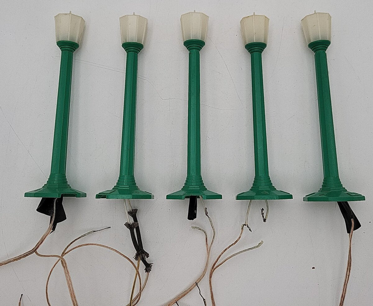 Lionel 629247 O Classic Street Lamps-Green [5] VG