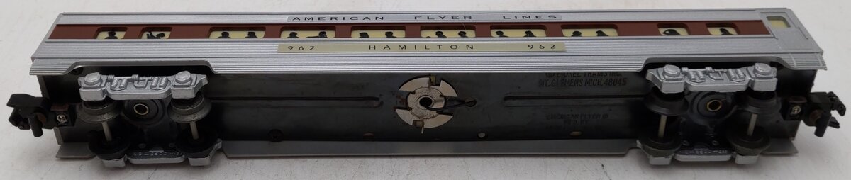 American Flyer 6-48942 S Scale AFL Silver Flash Hamilton Vista Dome #962 VG/Box