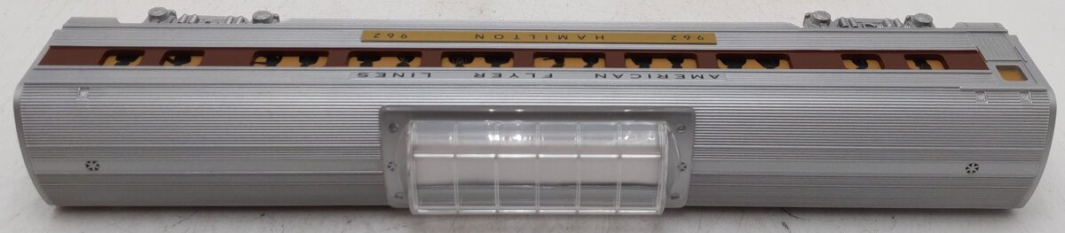 American Flyer 6-48942 S Scale AFL Silver Flash Hamilton Vista Dome #962 VG/Box