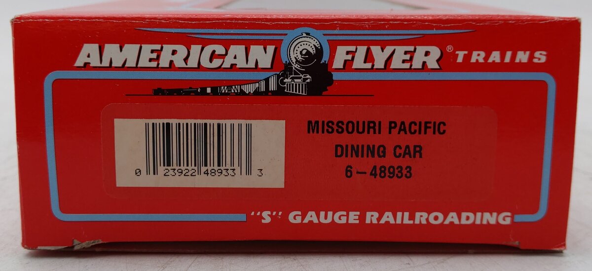 American Flyer 6-48933 S Gauge Missouri Pacific Eagle Mountain Dining Car #8933 EX/Box