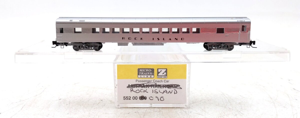 Micro-Trains Z Custom Rock Island 83' Lightweight Smoothside Coach Car/Box