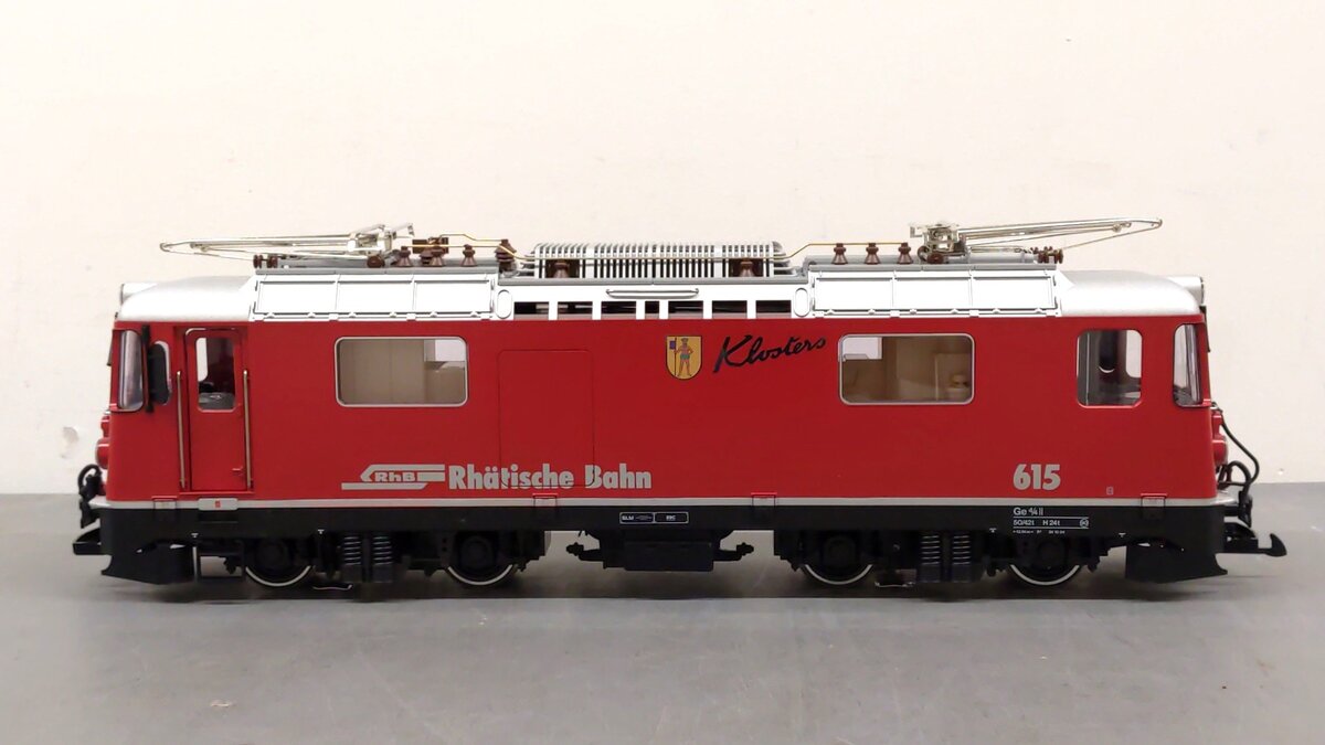 LGB 22430 G Scale Rhätishe Bahn GE 4/4 II Electric Locomotive #615 LN/Box