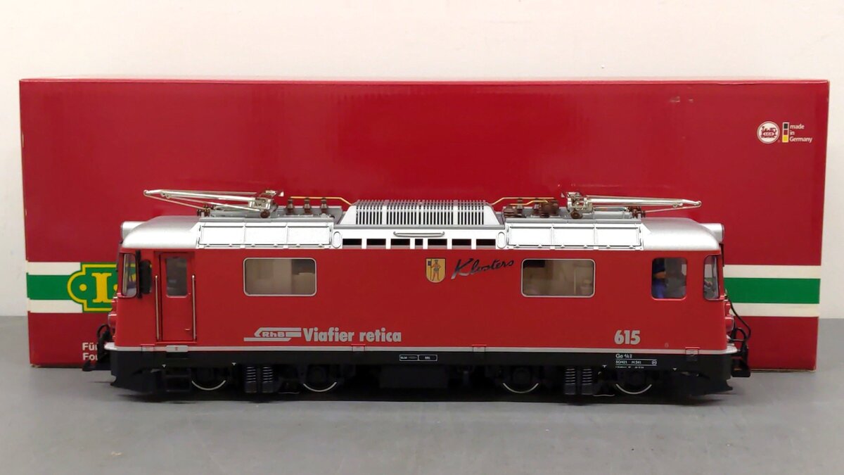 LGB 22430 G Scale Rhätishe Bahn GE 4/4 II Electric Locomotive #615 LN/Box