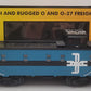 MTH 30-7786 O Boston & Maine RailKing Offset Steel Caboose Car #C120 EX/Box
