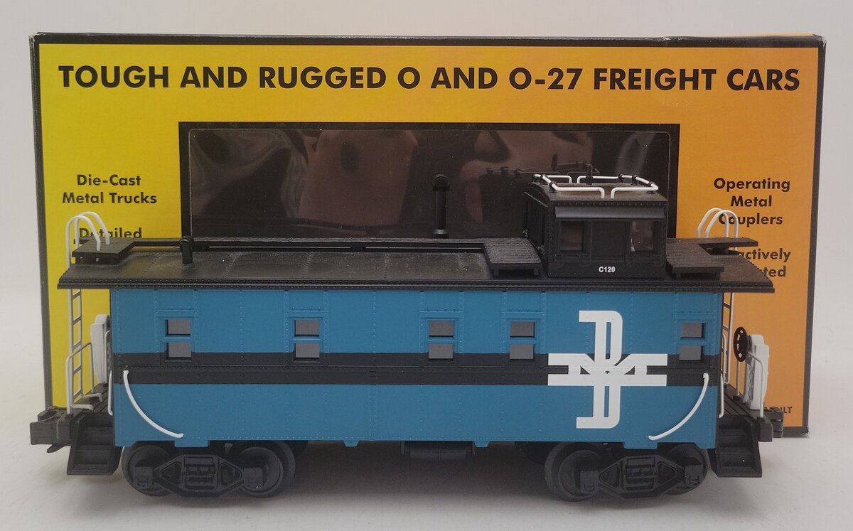 MTH 30-7786 O Boston & Maine RailKing Offset Steel Caboose Car #C120 EX/Box