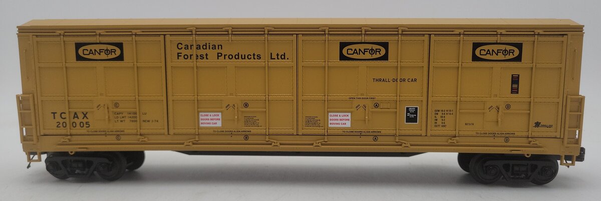 MTH 20-93437 O Canfor 55' All-Door Boxcar #20005 LN/Box