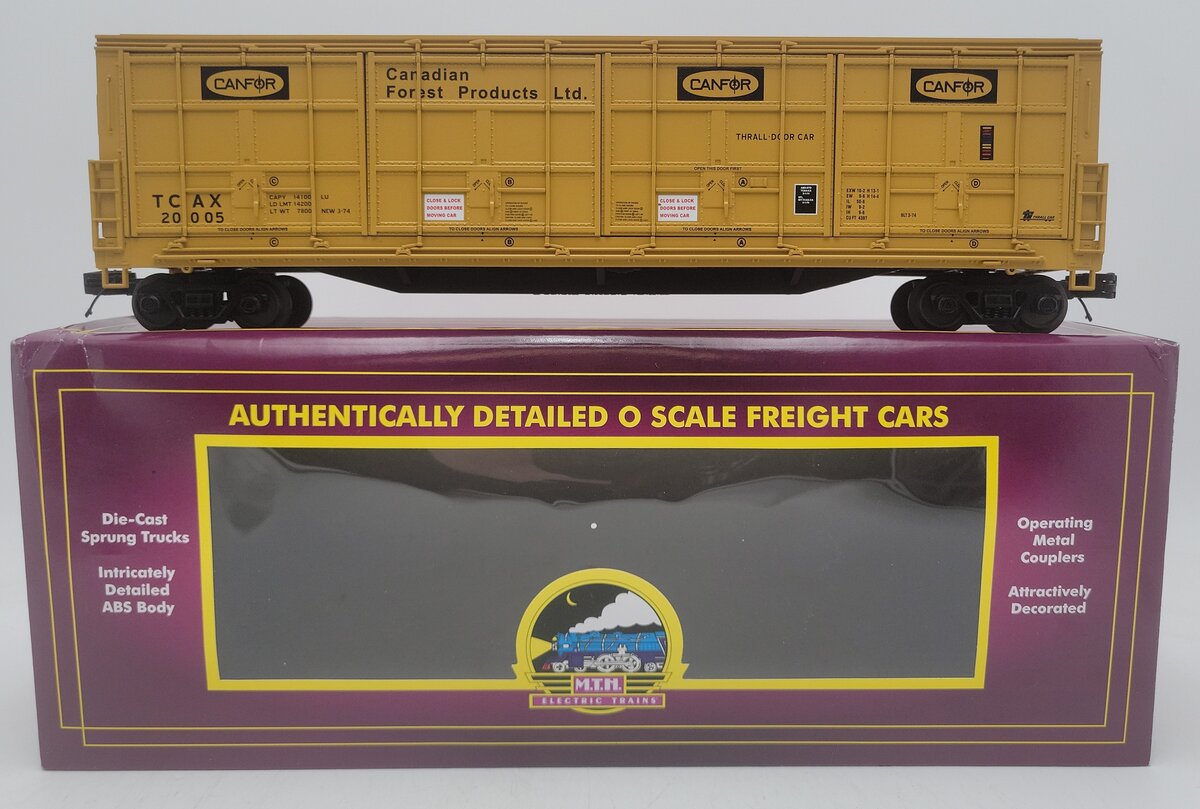MTH 20-93437 O Canfor 55' All-Door Boxcar #20005 LN/Box