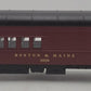 MTH 20-4127 O Boston & Maine 70' Madison Combo Passenger Car Only EX/Box
