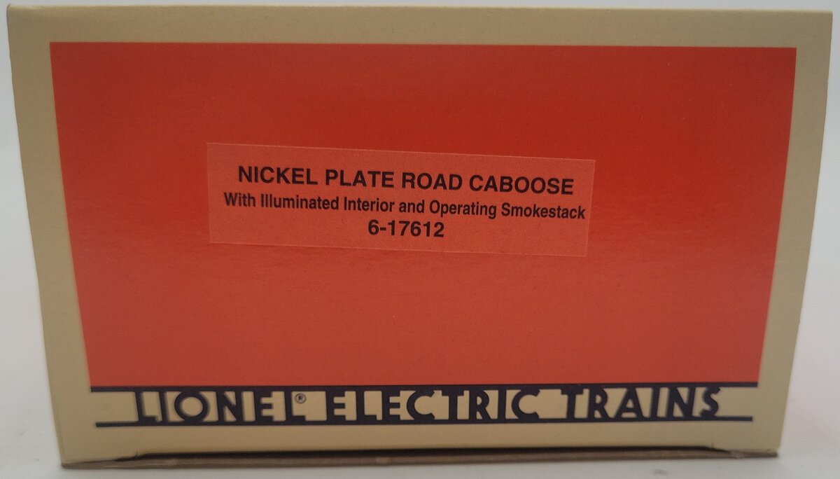 Lionel 6-17612 O Gauge Nickel Plate Road Caboose #17612 EX/Box