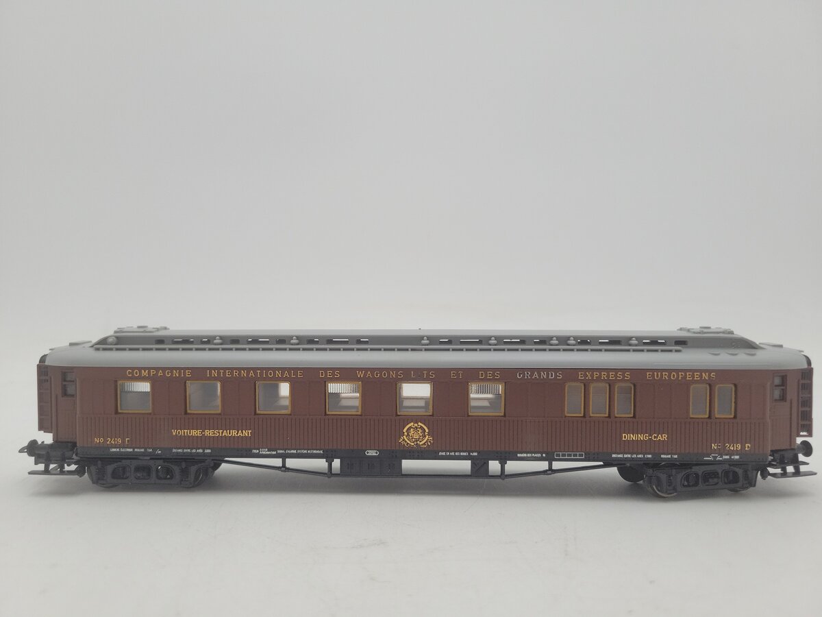 Liliput 26000 HO Scale Compagnie Internationale (CIWL) Dining Car #2419D EX/Box