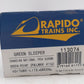 Rapido Trains 113074 HO Canadian National Green Point 6-4-6 Sleeper #1162 EX/Box