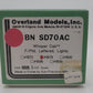 Overland 6606.1 HO Scale BRASS Burlington Northern Diesel Locomotive #9579 VG/Box