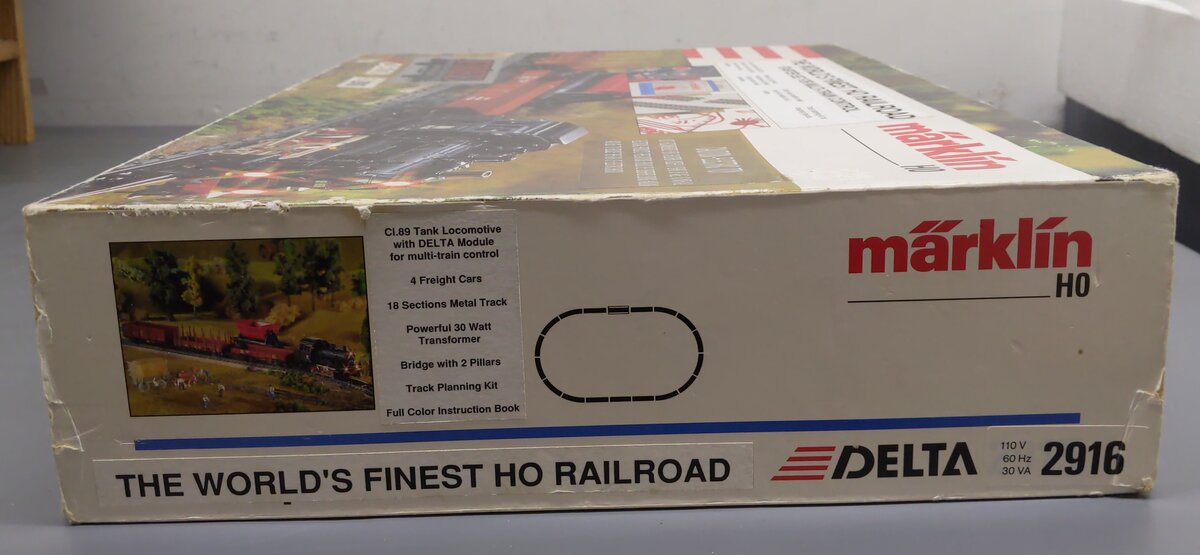 Marklin 2916 HO Gauge Steam Starter Train Set LN/Box