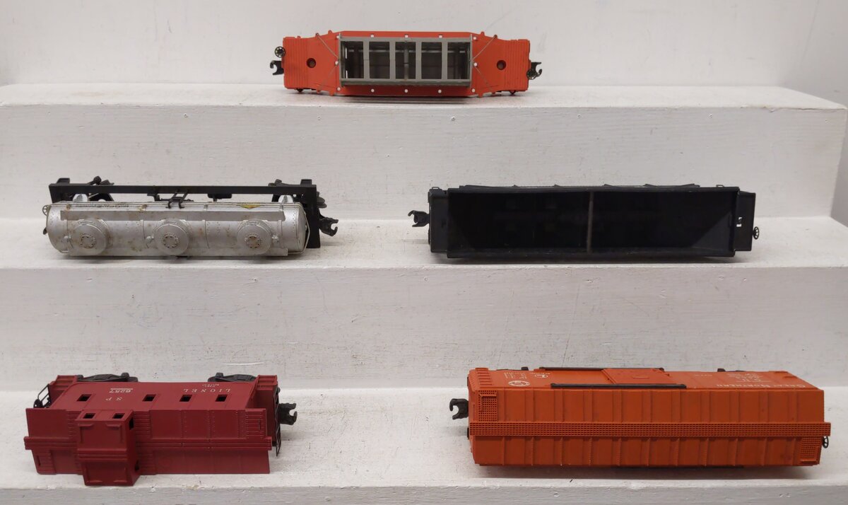 Lionel Vintage O Gauge Freight Cars: 6257, 6415, 6436, 6464-25, 6519 [5] EX/Box
