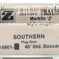 Micro-Trains 14901-2 Z Scale Southern 40' Plug Door Boxcar #505607 LN/Box