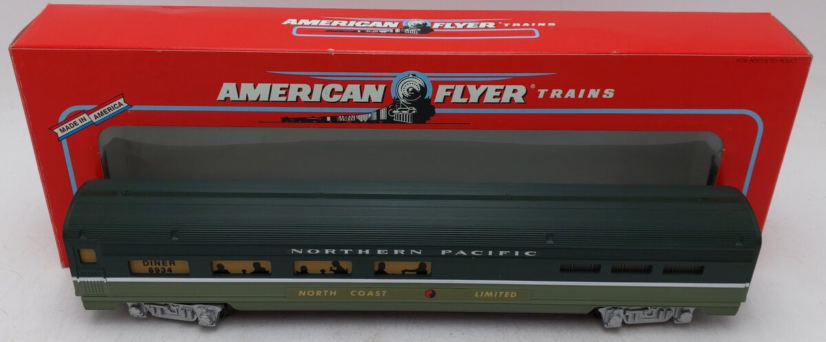 American Flyer 6-48934 S Scale Northern Pacific Dining Car VG/Box