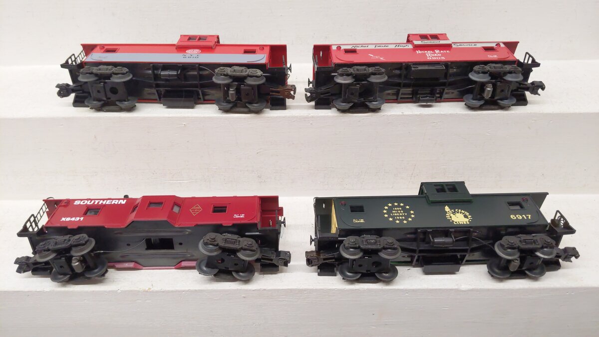 Lionel O Gauge Assorted Freight Cars 6917, 6910, 6905, X6431 [4] EX