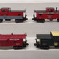 Lionel O Gauge Assorted Freight Cars 6917, 6910, 6905, X6431 [4] EX