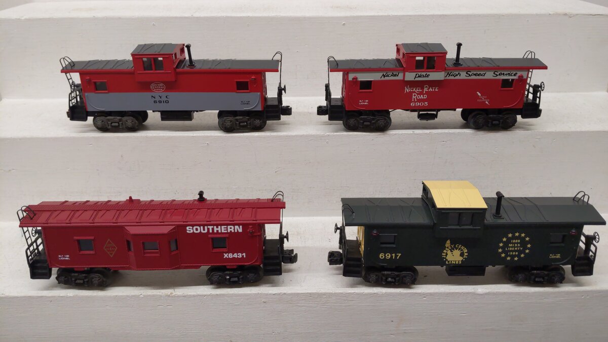 Lionel O Gauge Assorted Freight Cars 6917, 6910, 6905, X6431 [4] EX