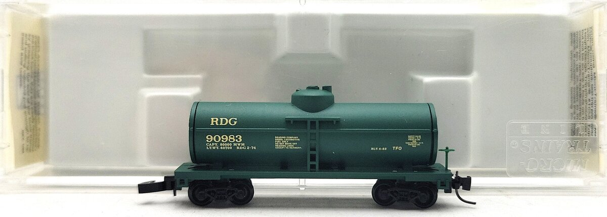 Micro-Trains 14416-2 Z Scale Reading Tank Car #90983 LN/Box