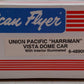 American Flyer 6-48909 S Scale Union Pacific "Harriman" Vista Dome Car #8909 EX/Box