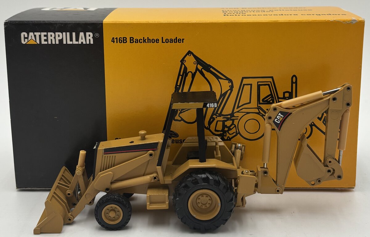 NZG 2852 1:50 Scale Diecast Caterpillar 416B Backhoe Loader EX/Box