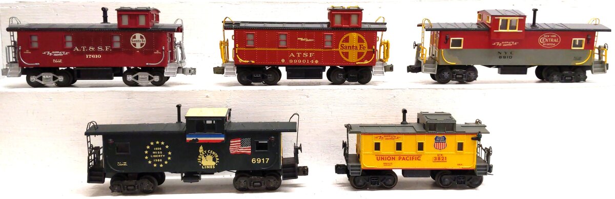 Lionel Assorted O Gauge Caboose's [5]