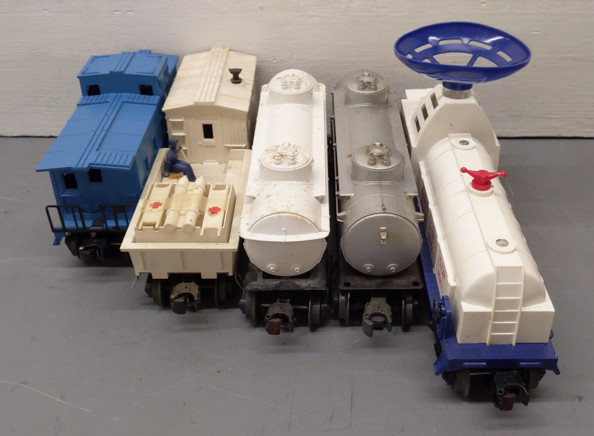 Lionel Vintage O Gauge Freight Cars: 6465, 6463, 6814, 6017-100, 3470 [5] EX/Box