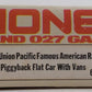 Lionel 6-9383 O Gauge Union Pacific FAR Piggyback Flatcar w/ Trailers