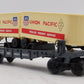 Lionel 6-9383 O Gauge Union Pacific FAR Piggyback Flatcar w/ Trailers EX/Box