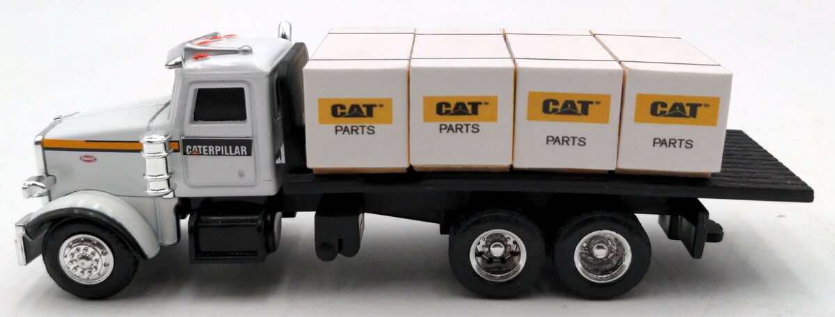 Ertl 1:64 Scale Diecast Truck & Flatbed Trailer w/ Caterpillar Freight Boxes NEW