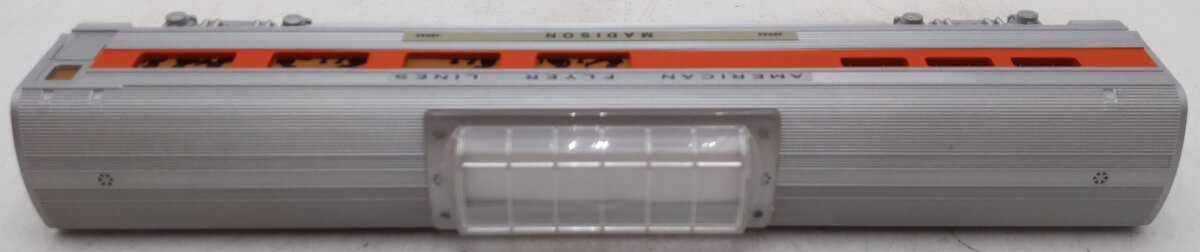 American Flyer 6-48943 S AFL Silver Flash Madison Vista Dome Dining Car VG/Box