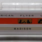 American Flyer 6-48943 S AFL Silver Flash Madison Vista Dome Dining Car VG/Box