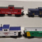 Lionel O Gauge Assorted Freight Cars 6926-1986, 2656, 6918, 9177 [4] EX