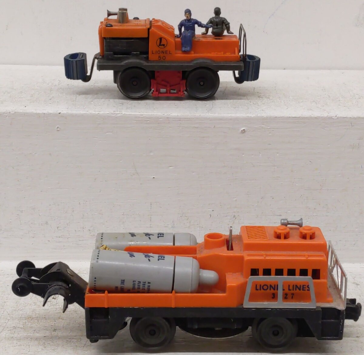 Lionel O Gauge Vintage Motorized Cars; 50, 3927, [2] VG/Box