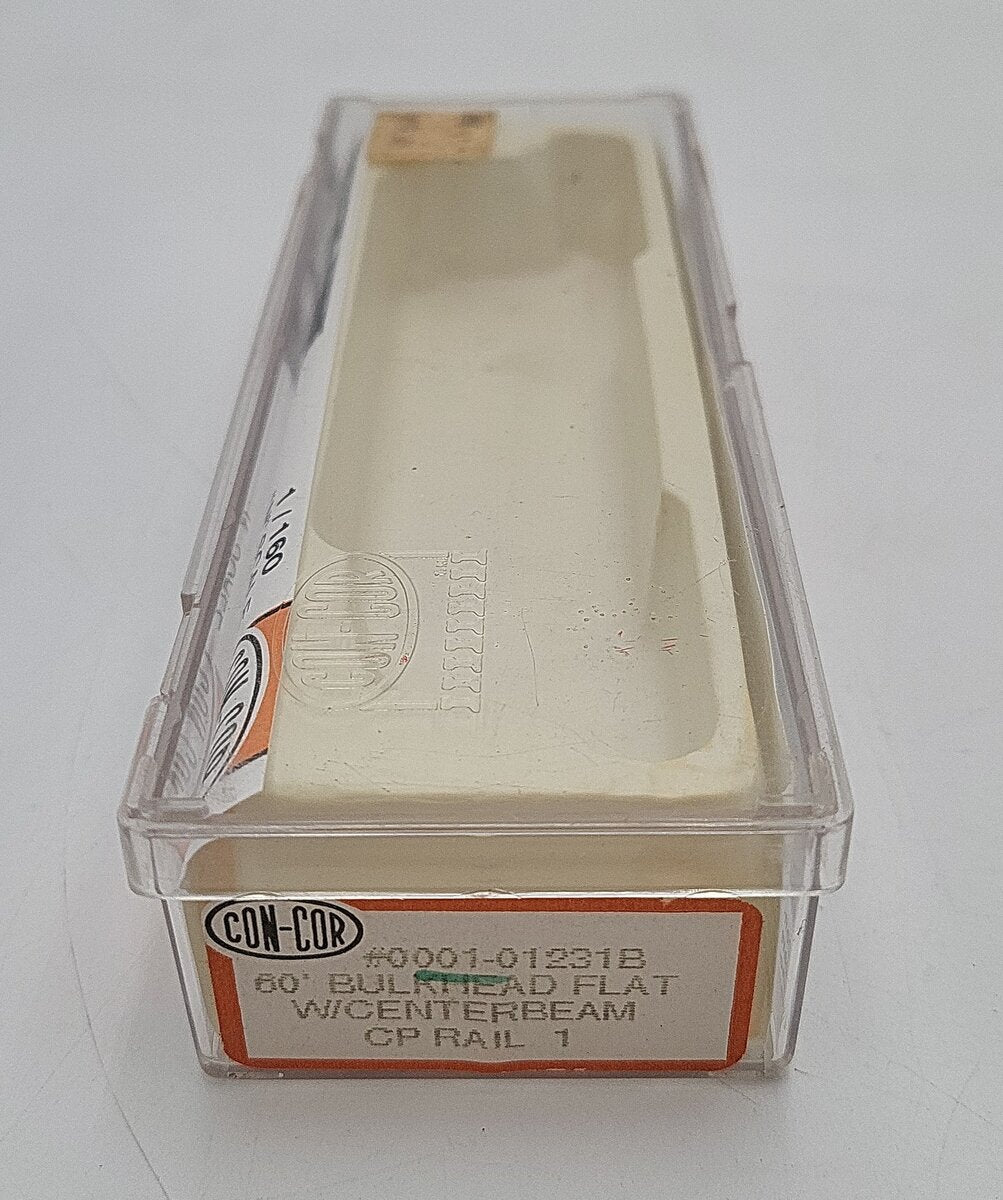 Con-Cor 0001-01231B N Scale Canadian Pacific Center-beam Flatcar #305317 LN/Box