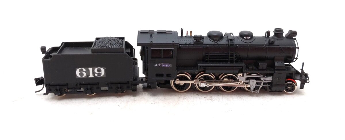 MicroAce A9704 N Custom ATSF Steam Locomotive w/ Tender #619/Box
