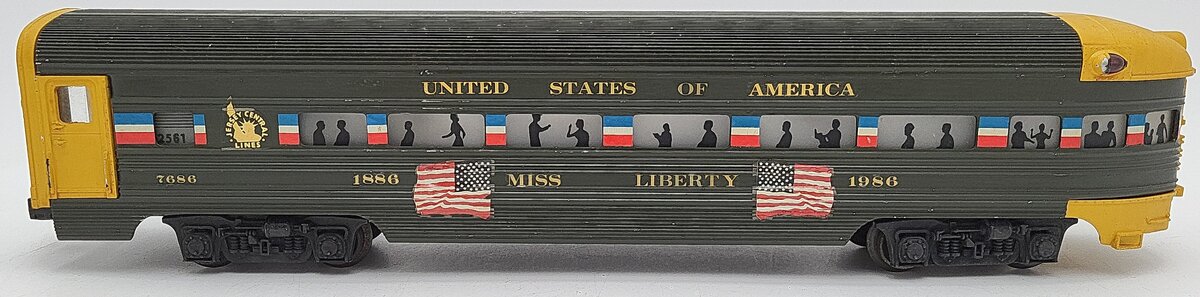 Lionel 2561 Vintage O Gauge Custom Painted Aluminum Observation Car